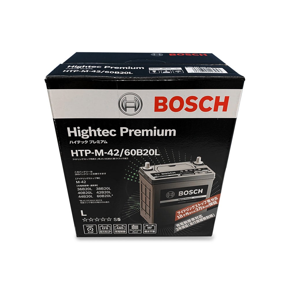 BOSCH ボッシュ ハイテックプレミアム　バッテリー HTP　M-42/60B20L カーバッテリー